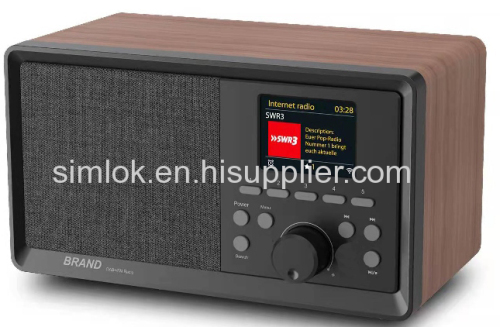 Wooden radio DAB Radio Bluetooth SpeakeR Wifi Radio Wifi speaker