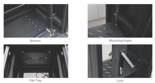 Standing Network Cabinet Fiber Optic Distribution Cabinet odf Optical Distribution Frame