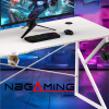 Custom Computer Racing RGB Light Gamer Table Ergonomic Office Gaming Desk With LED