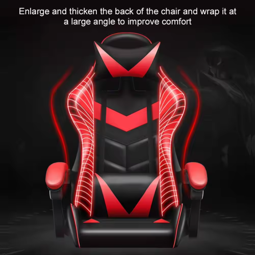 popular gaming chair linkage armrest racing ergonomic malaysia cheap gaming chair with footrest