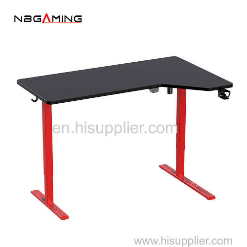 Custom High Quality adjustable pc gaming computer desk with Desk Legs Adjustment Automatic