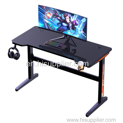 High Quality Gamer Table Bureau Gaming Computer Desk RGB LED Table Gaming