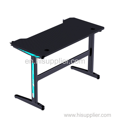 High Quality Gamer Table Bureau Gaming Computer Desk RGB LED Table Gaming