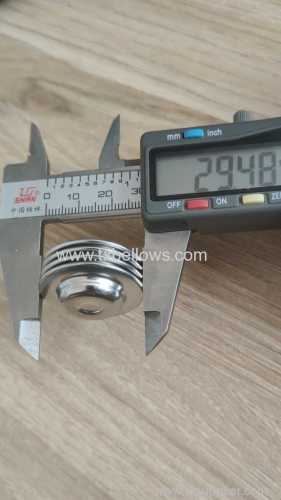 stainess steel 316L bellows for pressure gauge