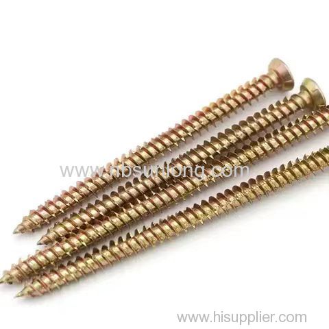 Custom Carbon Steel Zinc Plated Torx Self-tapping Concrete Screws