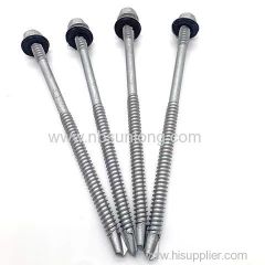 High Quality Anti-Corrosion Building Roofing Screws With EPDM Washers Hex Head Self-Drilling