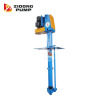 electric sand settling collection pit vertical slurry pump