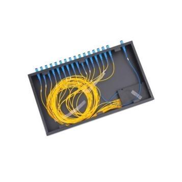 Fiber Optic PLC Splitter Rack Mounting type of PLC Fiber Optic Cable Splitter Digital Optical Cable Splitter