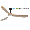 Wood Ceiling fan remote control ceiling fan with light