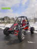 180cc Gasoline off Road Beach Dune Buggy Cross Adults Shaft Drive Single Seat Go Kart