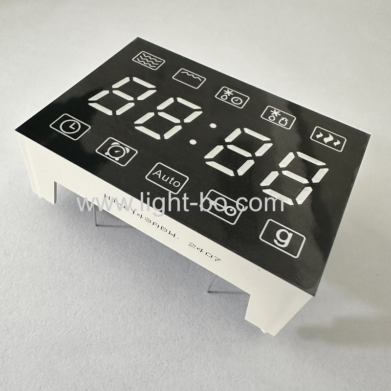 Ultra white 4 Digit 7 Segment LED Clock Display Common cathode for Microwave Timer