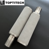 50 micron custom threaded SS316L powder sintered filter element