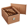 High Quality Wooden Cigar Humidor Unfinished Cedar Wood Cigar Storage Box with Humidometer
