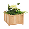 Custom Wooden Plant Crate Case Unfinished Fir Wood Plant Box