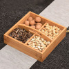 Home Decoration Wooden Snack Box Bamboo Wood Snack Storage Box With Handle