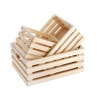 Factory Wholesale Wooden Fruit Vegetable Crate Customized Pine Wood Crating Case