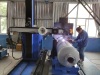 During circumferential seam welding the welding operation is performed using a welding manipulator arm in conjunction w