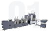 Converting Line Score Slitting Station with 4 Spindle Full Automatic Turret / Rewinder Machinery for Roll Label