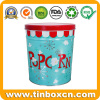 3.5 Gallon Christmas Popcorn Tin Can With Lid For Decoration And Sale