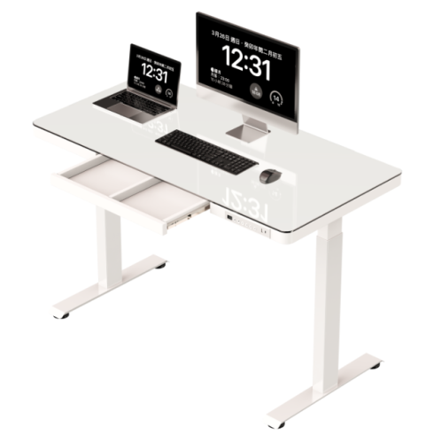 Office furniture computer height adjustable electric desk sit stand desk electric frame lifting smart desk