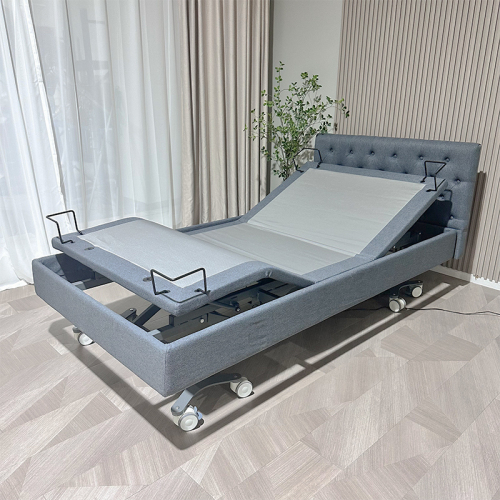 Ultra Low King Single Electric Hi Lo Adjustable Bed with 4pcs Okin Motors