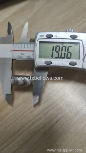 stainless steel bellows for pressure gauge