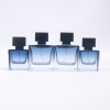 30ml 50ml 100ml Square Empty Highly Clear Perfume Glass Bottles with Caps