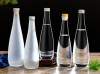 330ml 500ml Clear Frosting Fruit Ice Wine Water Liquid Glass Bottles