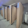 Commercial Waterproofing Toilet Partition Compact HPL Durable and Fire resistant compact laminate toilet cubicles