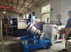 Automatic girth seam welding machine for electromagnetic flowmeter.