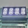 Pure White 14 Segment Alphanumeric LED Clock Display 4 Digit 13.8mm common cathode