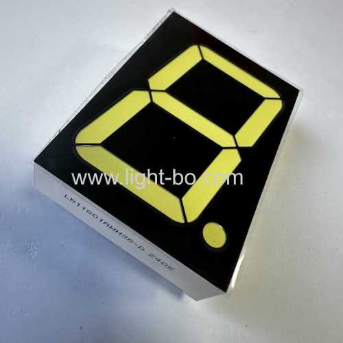 Ultra bright white 45mm (1.8-inch) Single digit 7 Segment LED Display Common Anode