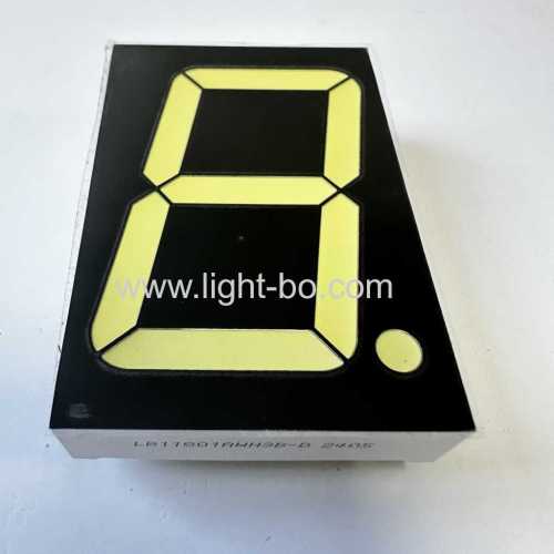 Ultra bright white 45mm (1.8-inch) Single digit 7 Segment LED Display Common Anode