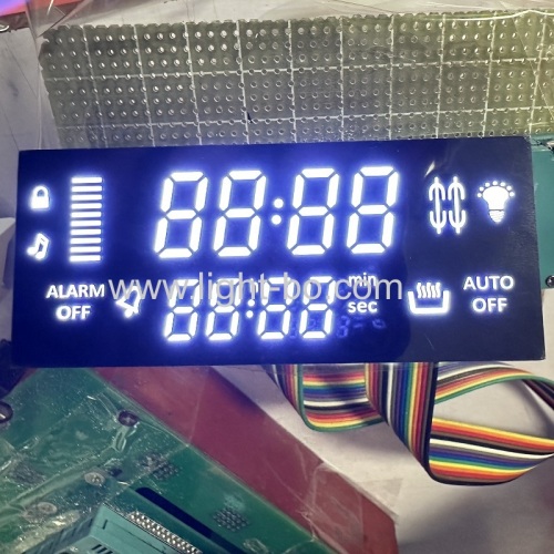 Custom Design Ultra bright white 7 Segment LED Display Common Anode for Gas Cooker Timer