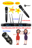 Yitesim True Diversity Dual Channels UHF Wireless microphone