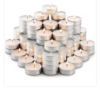 Factory Direct Selling Paraffin Wax 100pack Pressed tea light wax candles unscented white tealight candle