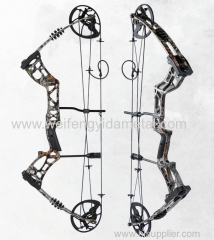 Adult Mens Lightweight CNC Machined Aluminium Compound Bow for Hunting and Archery Durable Adult Sports Bow