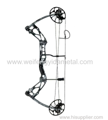 Adult Mens Lightweight CNC Machined Aluminium Compound Bow for Hunting and Archery Durable Adult Sports Bow