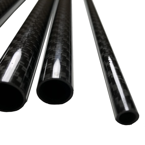 Custom Carbon Fiber Tubing with Glossy Finish and High Strength for Aerospace Applications Glossy Carbon Fiber Tube