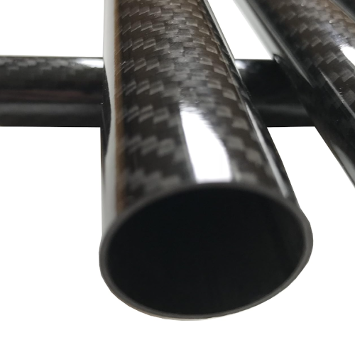 Custom Carbon Fiber Tubing with Glossy Finish and High Strength for Aerospace Applications Glossy Carbon Fiber Tube