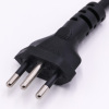 Brazil NBR14136 Plug to IEC C15 Appliance Power Cord Brazil laptop power cord with InMetro approval