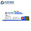 PLUSTRACE Single-use temperature data recorder for cold chain.