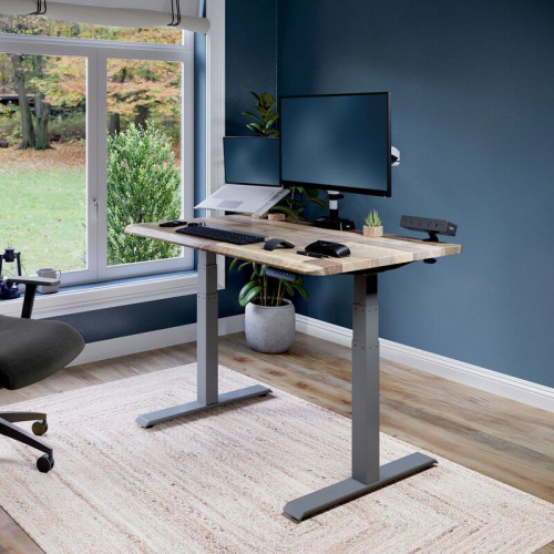 Office furniture computer height adjustable electric desk sit stand desk electric frame lifting smart desk