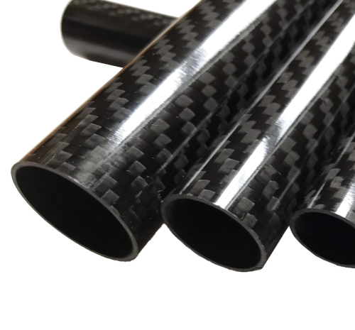 Custom High Strength Glossy 100% Carbon 3K Twill Weave Carbon Fiber Tube for Sticks and Poles