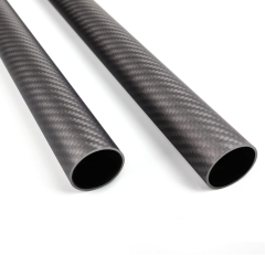 Durable 100% Carbon 3K Twill Weave Matte Carbon Fiber Hollow Pipe for Sticks and Poles