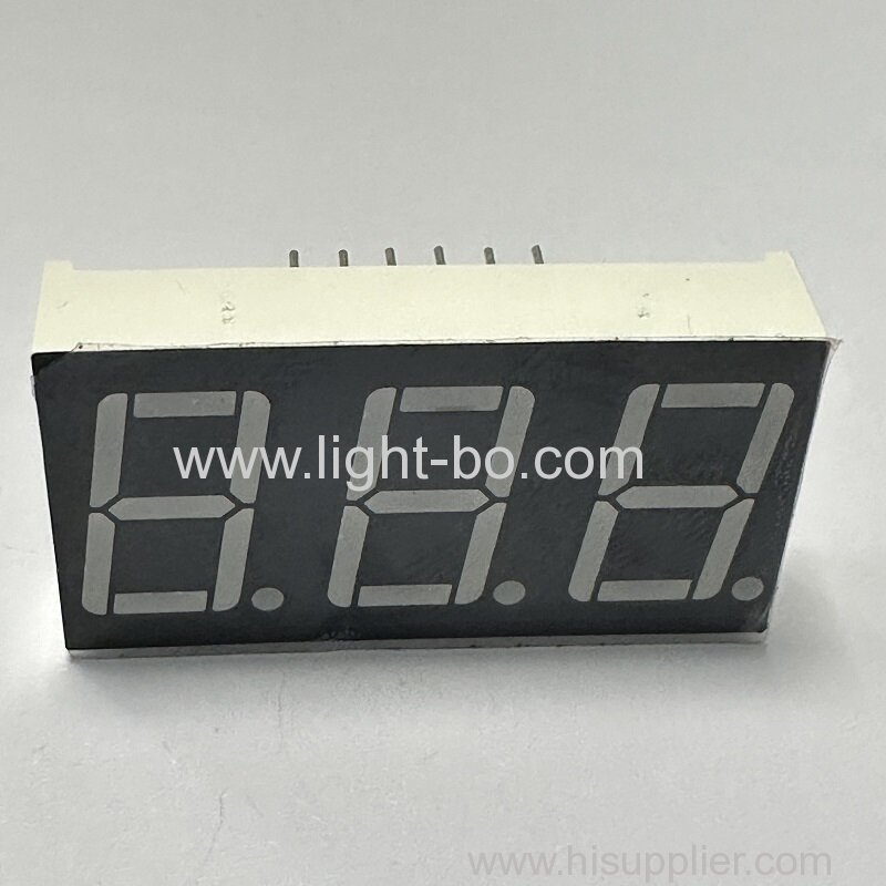 Orange 0.4inch Triple Digit LED Display 7 Segment Common Anode for Voltage Meter