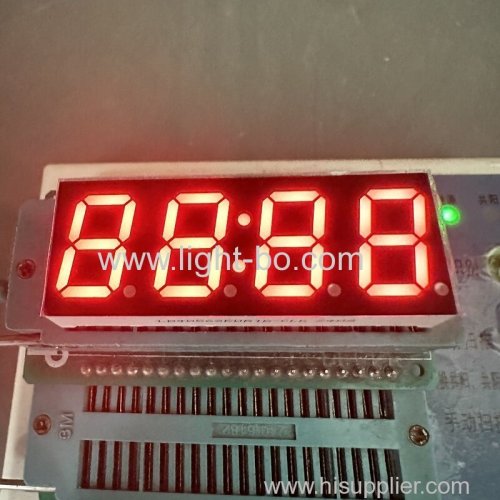 4 Digit White14.2mm 7 Segment LED Display Common Anode For Temperature Control