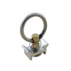 L Track Single Stud Fitting - Airline Logistic L Track Fitting Aluminum W Base Single Stud Fitting with Stainless Steel