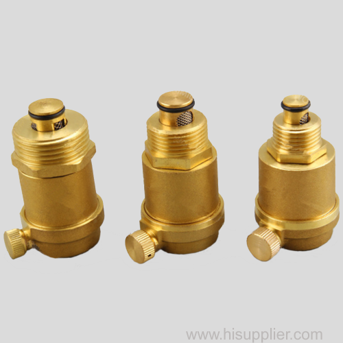 Brass Automatic Exhaust Valve Brass Automatic Air Vent Valve Air Release Valve
