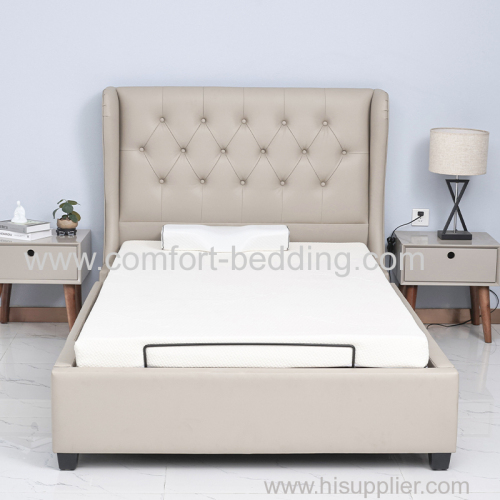 American Luxury Style Head And Foot Rise Fall Down Electric Adjustable Motion Bed